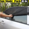 New Car Window Sun Shade Polyester 4 Pieces