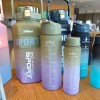 3pcs Water Bottle With Straw, BPA Free Water Bottle, 2 Liter Water Bottles Plastic Water Bottle
