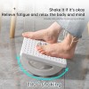 Under Desk Footrest, Swingable Ergonomic Foot Stool, Non-Slip Adult Footrest, Grey