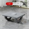 Under Desk Footrest, Swingable Ergonomic Foot Stool, Non-Slip Adult Footrest, Grey