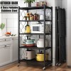 5 Layer Foldable Steel Metal Rack Organizer