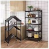 5 Layer Foldable Steel Metal Rack Organizer