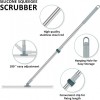 Multifunctional Floor Squeegee Broom Detachable ,Window 180° Rotatable Silicone Squeegee Scrubber