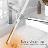 Multifunctional Floor Squeegee Broom Detachable ,Window 180° Rotatable Silicone Squeegee Scrubber