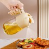 580ml Glass Oil Bottle Kitchen Cooking Oil Sprayer