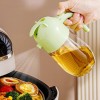 580ml Glass Oil Bottle Kitchen Cooking Oil Sprayer