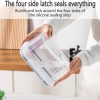 3 In 1 Organizer For Fruit Salad Meat Storage Container For Refrigerator
