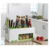 Kitchen Utensils Condiment Storage Box Rack
