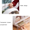LED Cosmetic Storage Box, Dressing Table Storage Cosmetic Storage Box (White)