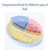 Silicone Suction Plates For Baby, Kids And Baby Divided Plate For Food, Baby Food Plate