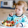 Silicone Suction Plates For Baby, Kids And Baby Divided Plate For Food, Baby Food Plate