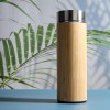 500Ml Travel Bamboo Vacuum Flask With Tea Strainer