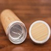 500Ml Travel Bamboo Vacuum Flask With Tea Strainer