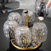 Rotating Drain And Dustproof Glass Cup Holder