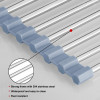 Roll Up Dish Drying Rack Sink Stainless Steel