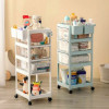 New Born Nursery Storage Trolley Cart, Rolling Trolley Cart