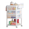 New Born Nursery Storage Trolley Cart, Rolling Trolley Cart