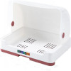 Kitchen Dish Drainer With Lid Cover Countertop Kitchen Utensil Cutlery Cup Drying Caddy Box