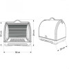 Countertop Dish Drying Rack Kitchen Tableware Drain Rack