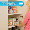 Rotating Refrigerator Organizer, Rotating Spice Rack Cabinet Organizer