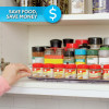 Rotating Refrigerator Organizer, Rotating Spice Rack Cabinet Organizer