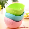 New Plastic Assorted Rice Strainer Bowl