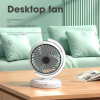 Latest Globe Shaped Air Circulation Fan Desktop USB Charging Fan