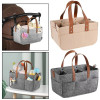 Foldable Travel Felt Storage Bag Baby Diaper Caddy Organizer