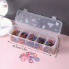 1pc Five Compartment Storage Box For Storing Household Hair Accessories