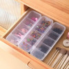 1pc Five Compartment Storage Box For Storing Household Hair Accessories