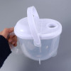 Manual Plastic Rice Cleaner Washing Bowl With Handle Rice Washer