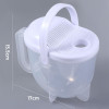 Manual Plastic Rice Cleaner Washing Bowl With Handle Rice Washer