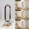 Plastic LED Decoration Crystal Table Lamp