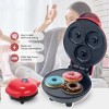 Mini 3 Hole Donut Machine, Non Stick Coated Doughnut Machine, 220V Mini Donut Makers