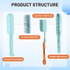 Self Cleaning Hair Brush, One-Click Cleaning Telescopic Hair Comb, Anti-Static Telescopic Hairbrush, Anti-Hair Entangled Automatic