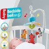 Bedside Musical Rotating Cot Mobile Blue