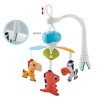 Bedside Musical Rotating Cot Mobile Blue
