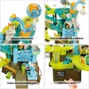 Dinosaur Climbing Hills Rail Car Colorful Track Set