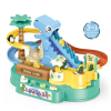 Dinosaur Climbing Hills Rail Car Colorful Track Set