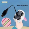 Mini RC Car with LED Lights 2.4G Rabbit Dog Crab Racing Car Toy