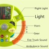 Steering Wheel Driving Simulator With Sound and Light Effects