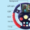 Steering Wheel Driving Simulator With Sound and Light Effects