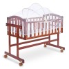 Tinnies Wooden Baby Crib-Brown-T801
