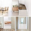 Staircase Fence  Safety Doorway Fence Partition Door Fence Up To 8 to 70 inches 