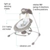 Ingenuity InLighten 2-in-1 Baby Swing & Rocker with Vibrations and Lights
