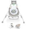Ingenuity InLighten 2-in-1 Baby Swing & Rocker with Vibrations and Lights
