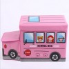 Bus Shape Storage Box (Pink) – School Van