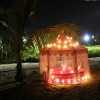 Princess Tent Girls Pink Large Playhouse With Lights for Indoor and Outdoor