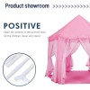Princess Tent Girls Pink Large Playhouse With Lights for Indoor and Outdoor