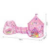 3in1 Castle Tent House For Kids + Free 50 Balls